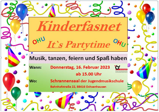 Kinderfasnet "It,s Partytime"